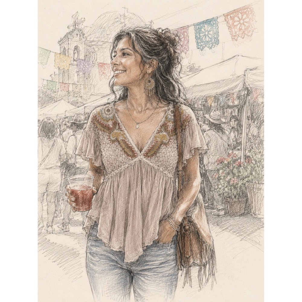 Free People Fiesta Nueva Embroidered Boho Tunic Blush Small Hi-Low Top